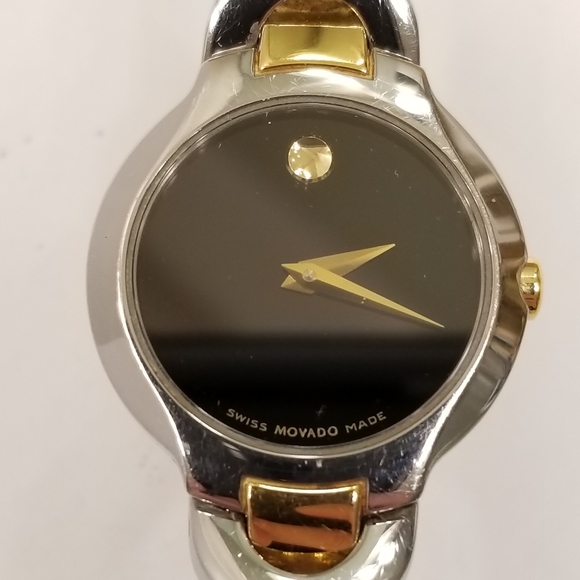 Movado Kara Women Bagle Swiss Stainless Steel Crystal Watch 0605248 Fresh Batter - Picture 1 of 16